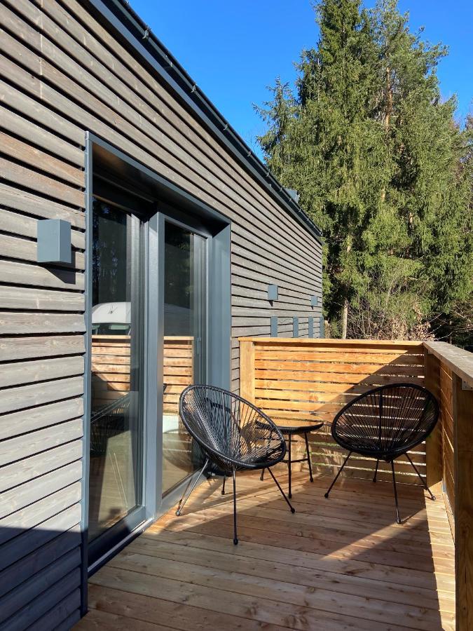 Modernes Tinyhouse Trailer Cabins Am Waldrand - Mit Seezugang Eging Buitenkant foto