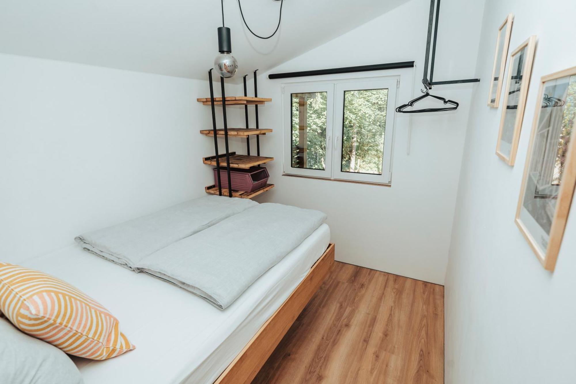 Modernes Tinyhouse Trailer Cabins Am Waldrand - Mit Seezugang Eging Buitenkant foto