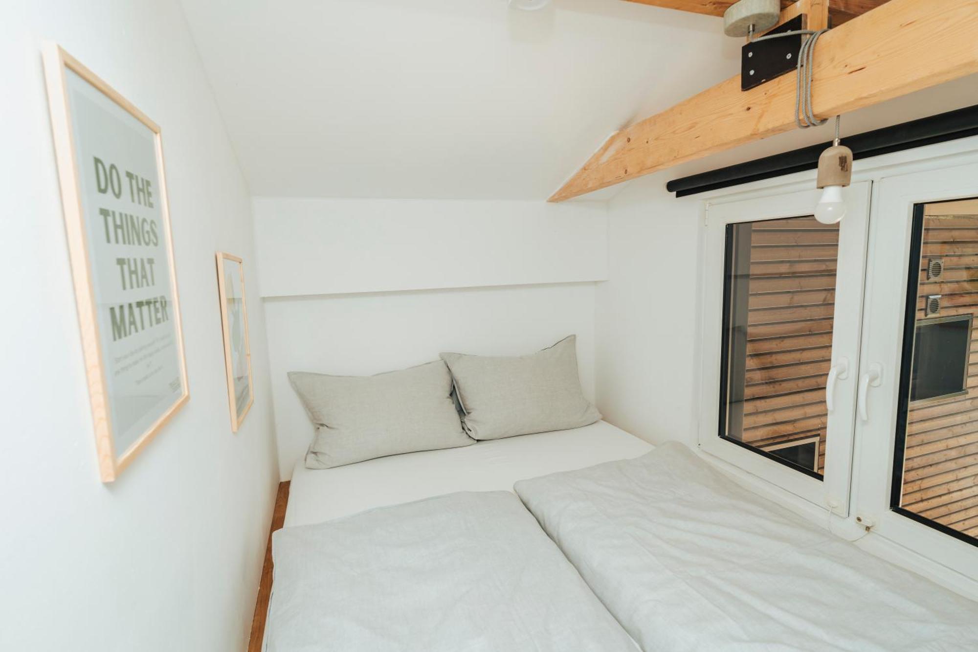 Modernes Tinyhouse Trailer Cabins Am Waldrand - Mit Seezugang Eging Buitenkant foto