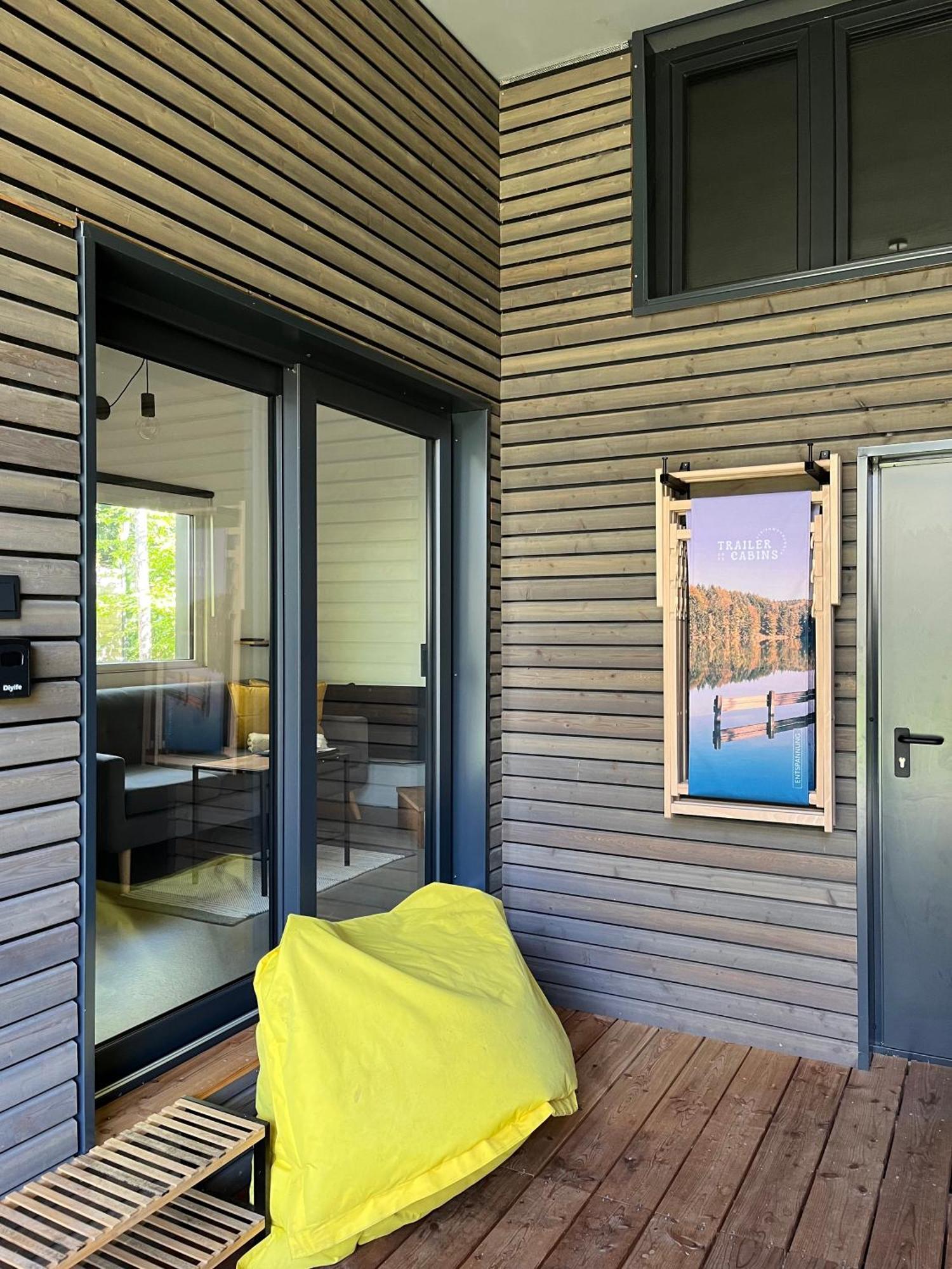 Modernes Tinyhouse Trailer Cabins Am Waldrand - Mit Seezugang Eging Buitenkant foto