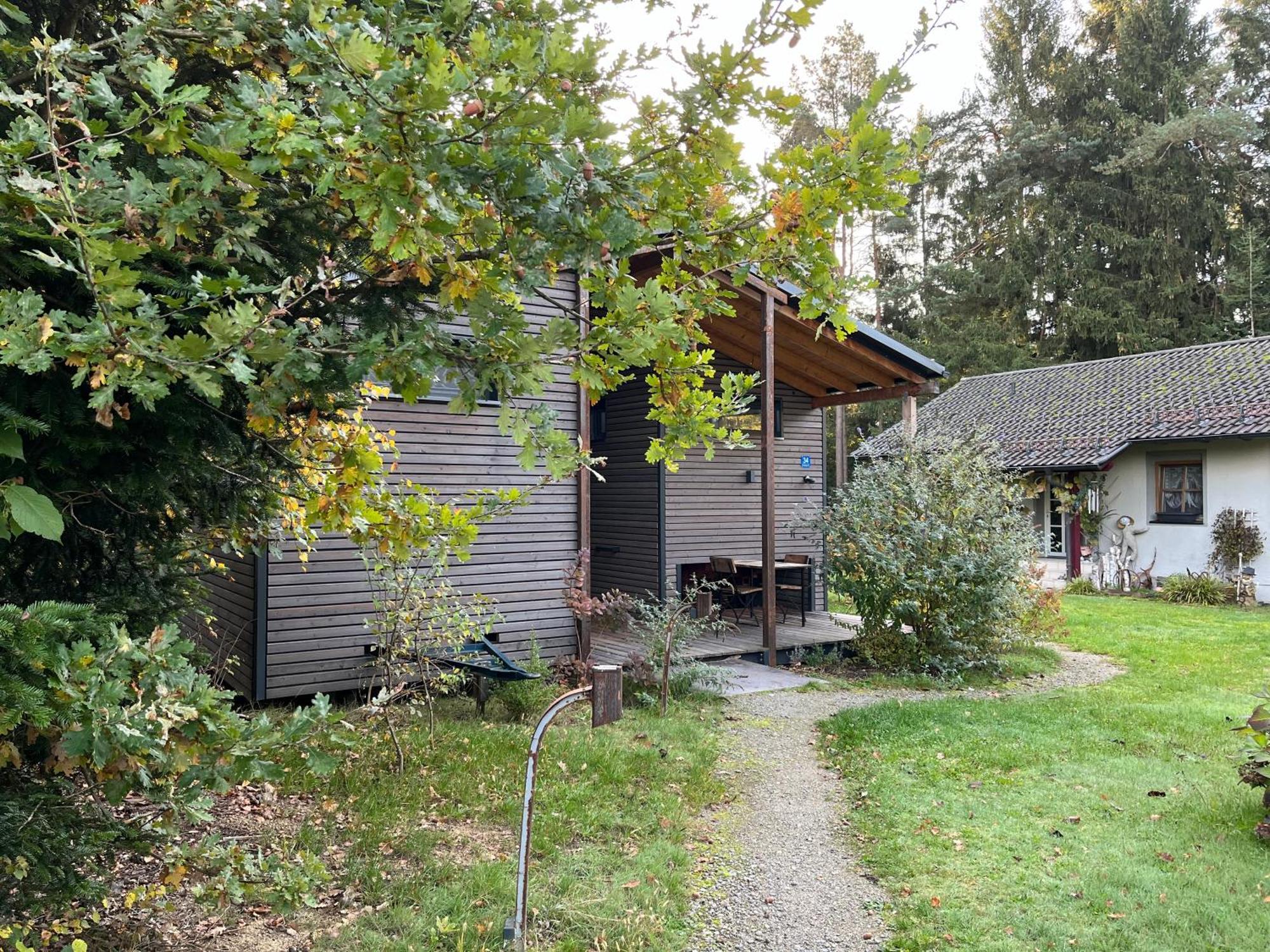 Modernes Tinyhouse Trailer Cabins Am Waldrand - Mit Seezugang Eging Buitenkant foto