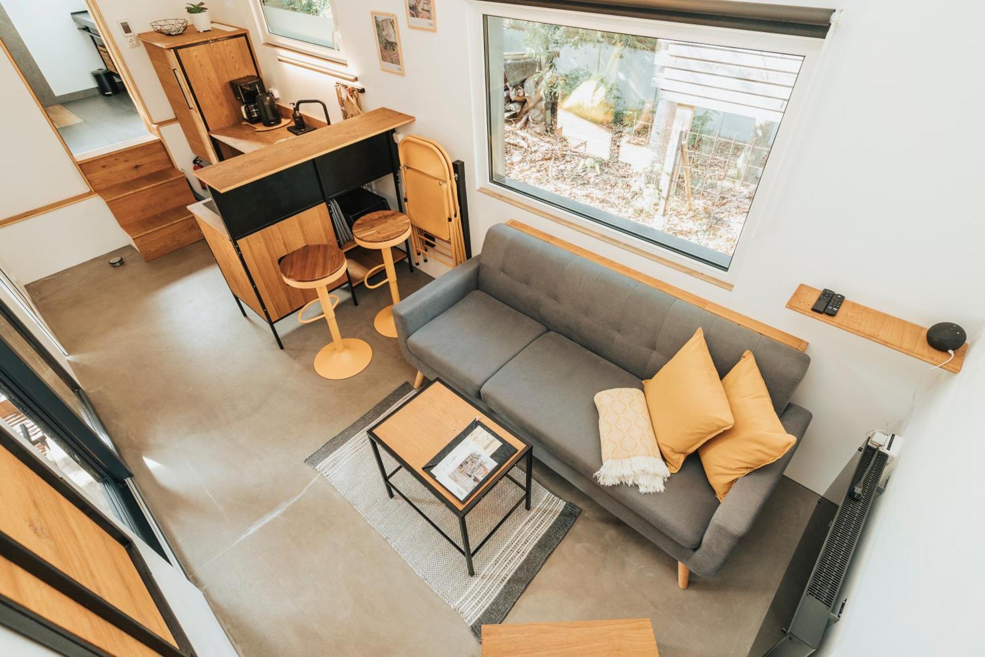 Modernes Tinyhouse Trailer Cabins Am Waldrand - Mit Seezugang Eging Buitenkant foto