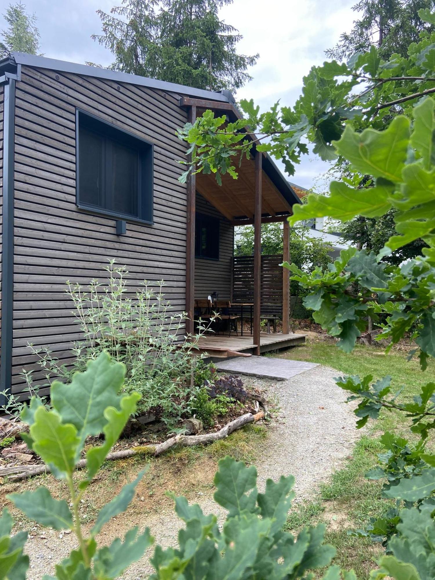 Modernes Tinyhouse Trailer Cabins Am Waldrand - Mit Seezugang Eging Buitenkant foto
